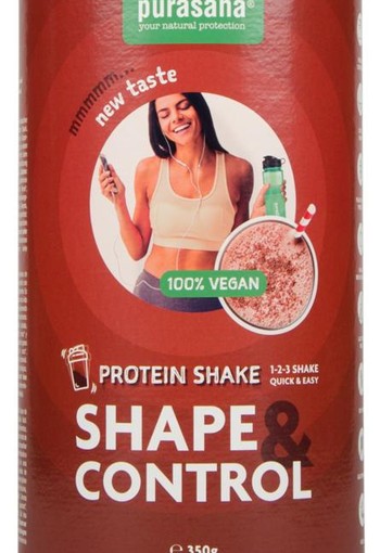 Purasana Shape & control proteine shake chocolate (350 Gram)