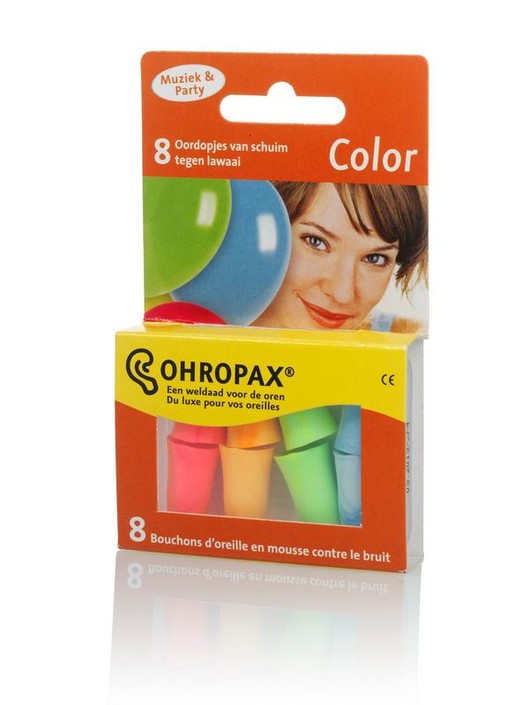 Ohropax Oordopjes geluiddempend color (8 Stuks)