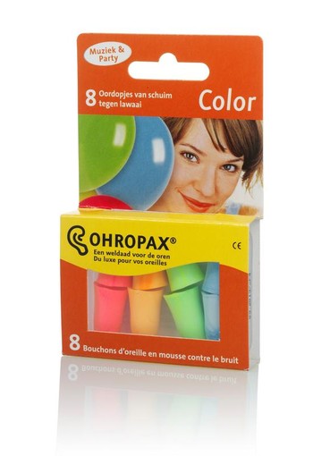 Ohropax Oordopjes geluiddempend color (8 Stuks)