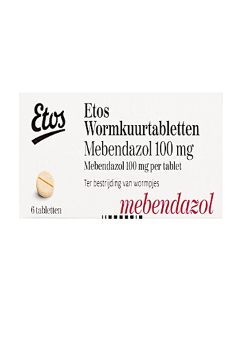 Etos Wormkuurtabletten 100 mg 6 stuks
