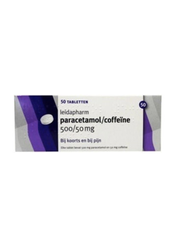 Leidapharm Paracetamol/coffeine CP 550 (50 Tabletten)