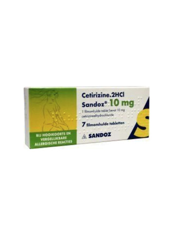 Sandoz Cetirizine 2HCl 10 mg (7 Tabletten)