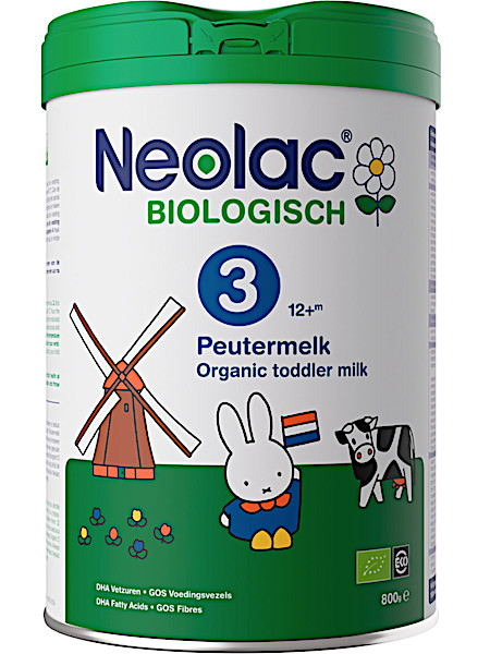 Neolac Organic Peutermelk 3 bio (800 gram) 