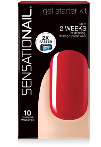Sensationail Starter kit - Scarlet Red - Gel nagellak