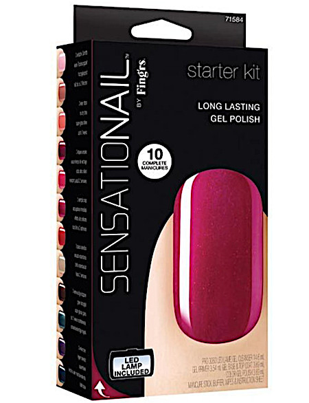  Sensationail Starter kit - Raspberry Wine - Gel nagellak