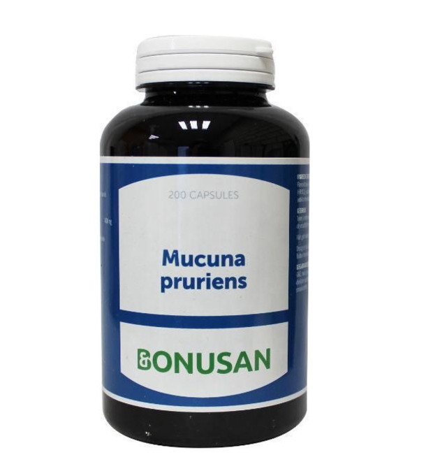 Bonusan Mucuna pruriens (200 Vegetarische capsules)