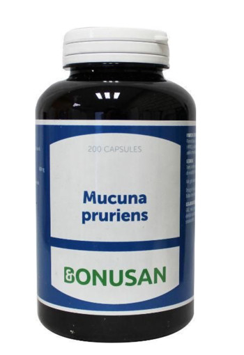 Bonusan Mucuna pruriens (200 Vegetarische capsules)
