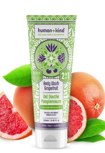 Human+Kind Bodywash grapefruit (250 Milliliter)