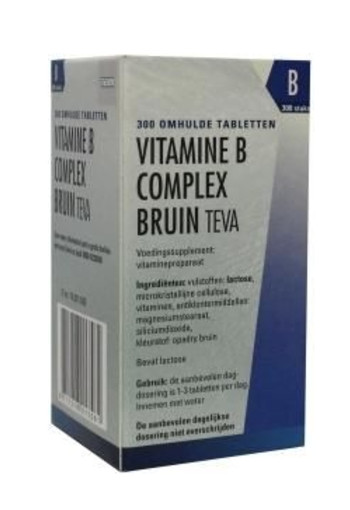 Teva Vitamine B complex bruin los (300 Tabletten)