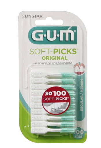 GUM Soft-Picks Original Medium 100 stuks