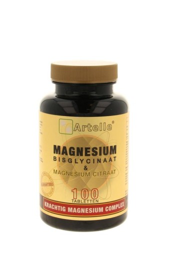 Artelle Magnesium bisglycinaat & citraat (100 Tabletten)