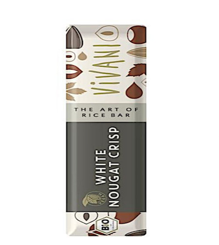 Vivani Chocolate To Go white nougat crisp bio (35 Gram)