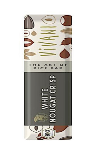 Vivani Chocolate To Go white nougat crisp vegan bio (35 Gram)