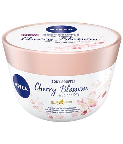Nivea Body oil souffle cherry blossom & jojoba (200 Milliliter)