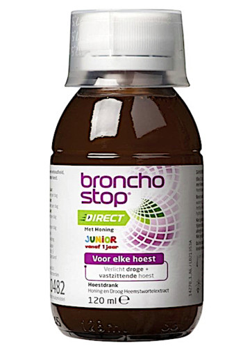 Bronchostop Direct met Honing Junior 120 ml