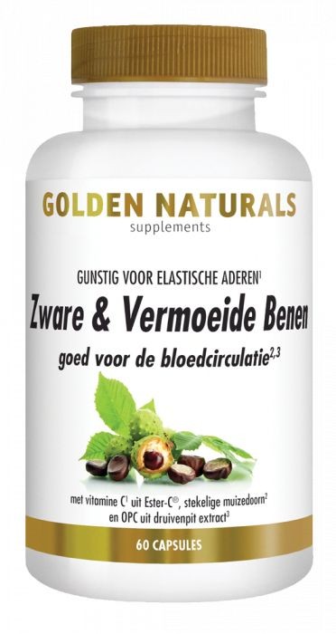 Golden Naturals Zware en vermoeide benen (60 Vegetarische capsules)