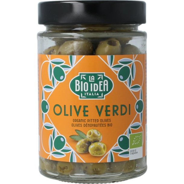 Bioidea Olijven groen ontpit bio (165 Gram)