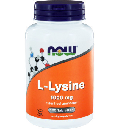 Now L-lysine 1000 Mg 100tb
