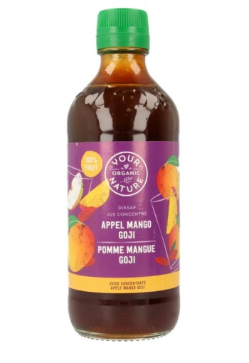 Your Organic Nat Diksap appel mango goji bio (400 Milliliter)