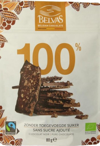 Belvas Thins dark 100% bio (80 Gram)