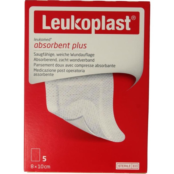 Leukomed Wondverband 8.0 x 10cm steriel (5 Stuks)