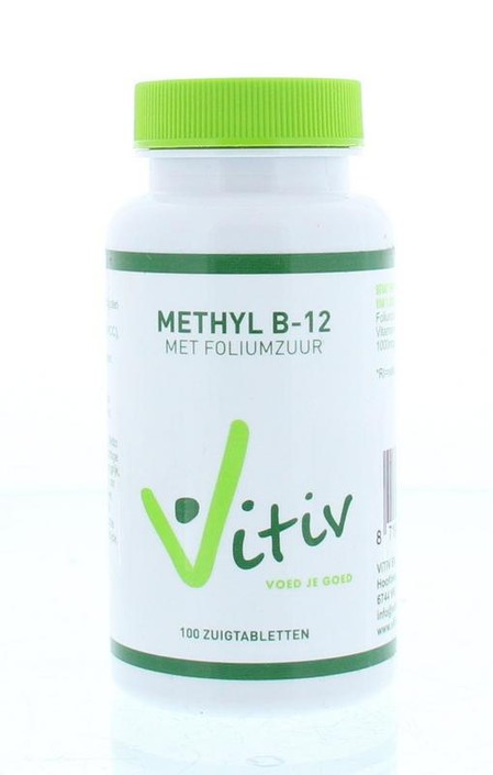 Vitiv Vitamine B12 methylcobalamine (100 Tabletten)