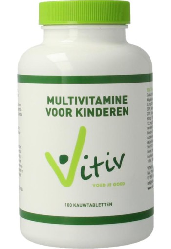 Vitiv Multivitamine voor kinderen (100 Kauwtabletten)