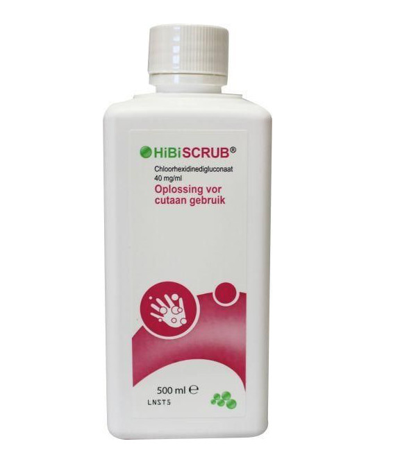 Hibiscrub Hibiscrub chloorhexidine 40 (500