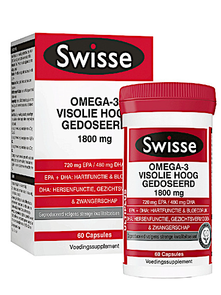 SWISSE HOOG GEDOSEERD VISOLIE OMEGA 3