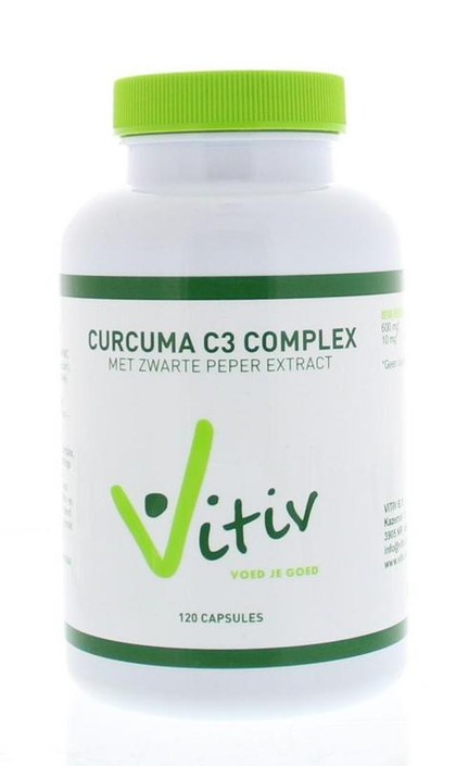 Vitiv Curcuma met zwarte peper (120 Capsules)