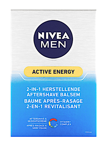 NIVEA MEN Active Energy 2-In-1 Herstellende Aftershave Balsem 100 ml