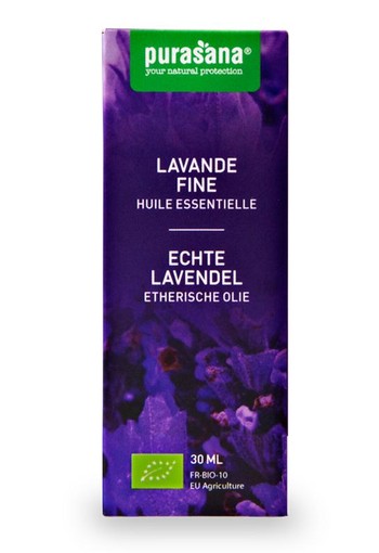 Purasana Lavendel echte olie bio (30 Milliliter)