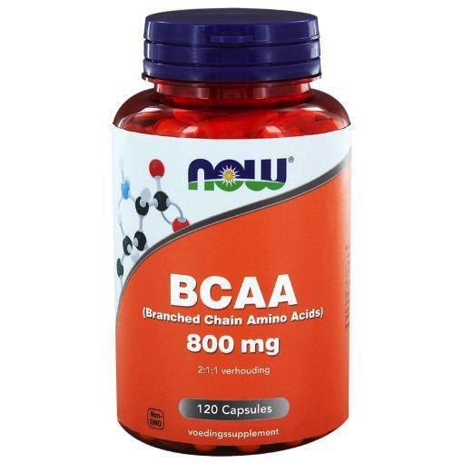 NOW BCAA (Branched Chain Amino Acids) (120 Vegetarische capsules)