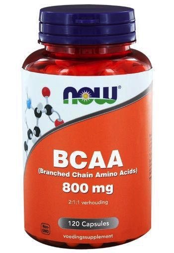 NOW BCAA (Branched Chain Amino Acids) (120 Capsules)