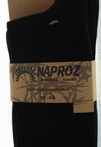 Naproz Airco sokken dames zwart 35-38 (3 Paar)