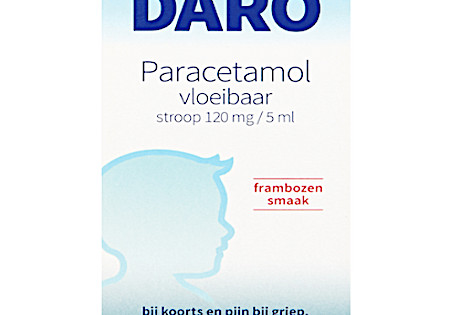 Daro Kind Paracetamol Vloeibaar 120 mg/5 ml