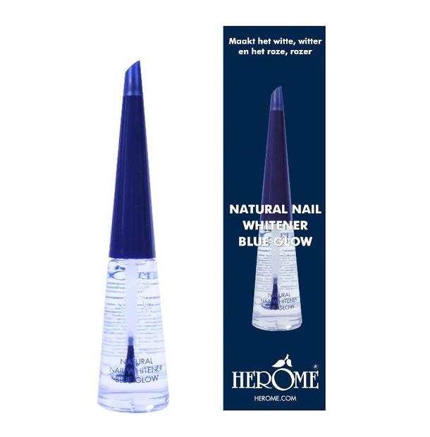 Herome Natural nail whitener blue glow (10 Milliliter)