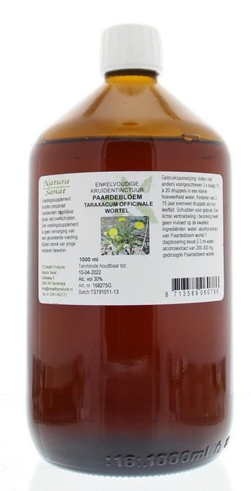 Natura Sanat Taraxacum officinalis rad / paardebloem tinctuur (1 Liter)