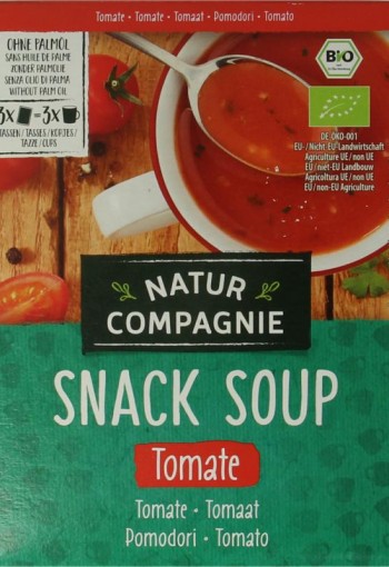 Natur Compagnie Fixe tasse instant soep tomaat bio (60 Gram)