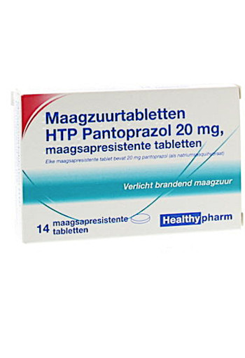 Healthypharm Pantoprazol 20mg (14 Stuks)