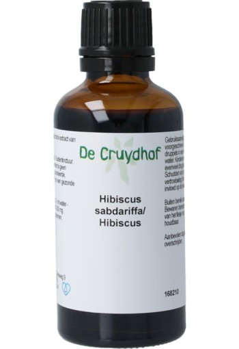 Cruydhof Hibiscus sabdariffa / hibiscus flor tinctuur (50 Milliliter)