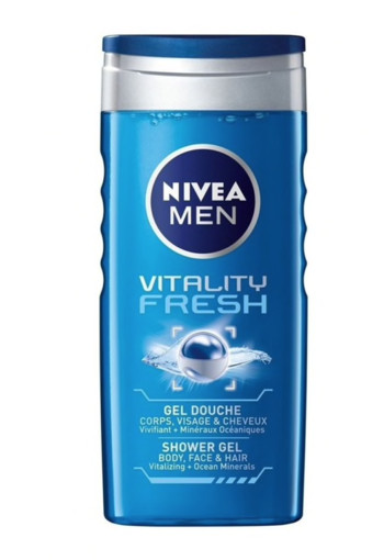 Nivea Men douche vitality fresh (250 Milliliter)