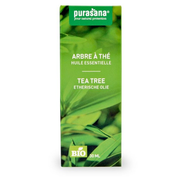 Purasana Tea tree olie bio (30 Milliliter)