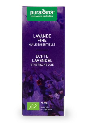 Purasana Lavendel echte olie bio (10 Milliliter)