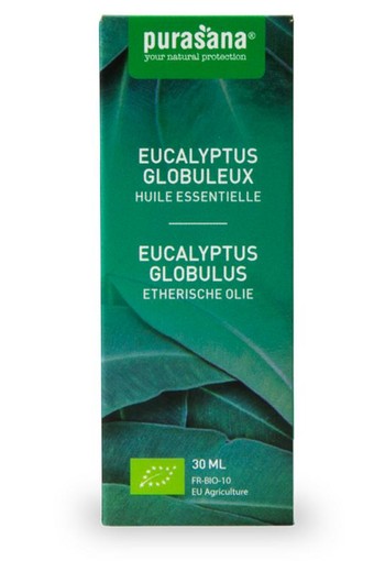 Purasana Eucalyptus globulus olie bio (30 Milliliter)