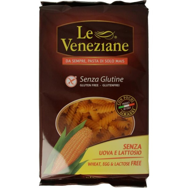 Le Veneziane Fusilli glutenvrij (250 Gram)