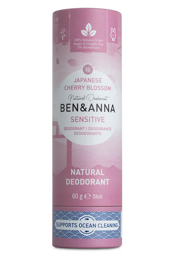 Ben & Anna Deodorant cherry blossom sensitive (60 Gram)