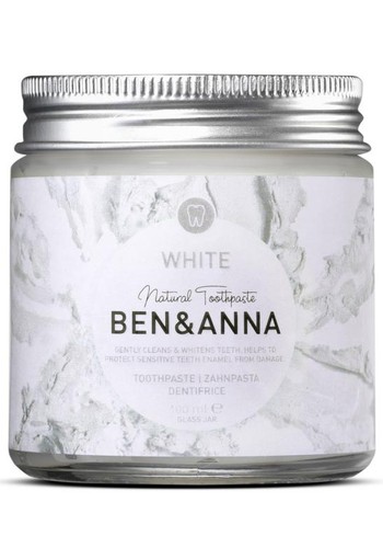 Ben & Anna Tandpasta whitening (100 Gram)