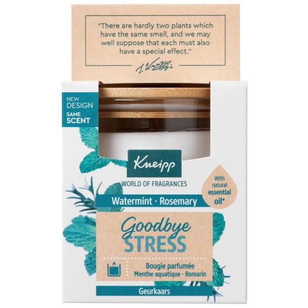 Kneipp Goodbye stress geurkaars (145 Gram)