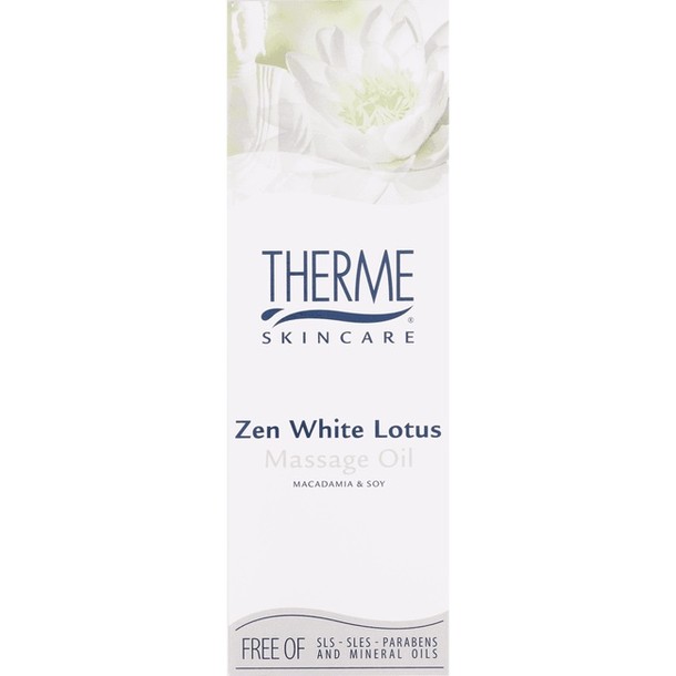 Therme Massage oil zen white lotus (125 ml)